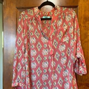 Karlie long sheer top